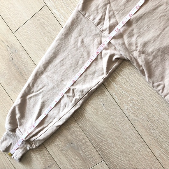 Aerie Oversized Side Slit Light Hoodie in Beige Size S - Picture 10 of 10